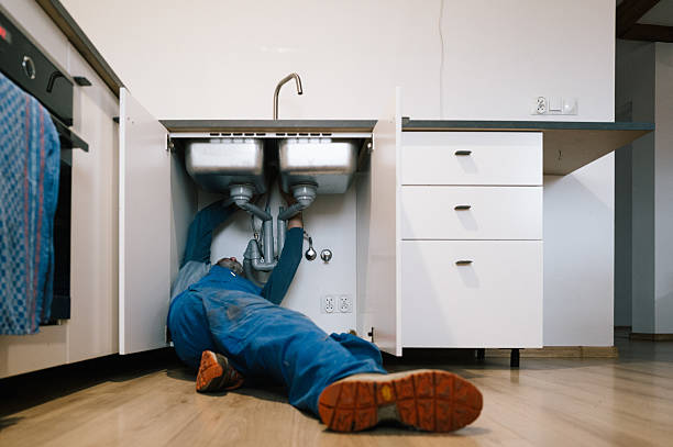 Professional Drain Cleaning technician working in Cleveland, NY